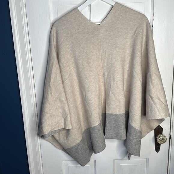 Anthropologie Saturday/Sunday Cozy Soft Knit Wrap Poncho W1419 One size - Picture 6 of 6